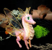 Image 2 of Pink dragon with butterfly wings