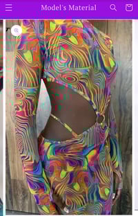 Image 5 of Illusion Mesh Dress 