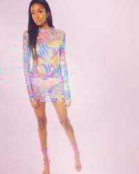 Image 2 of Illusion Mesh Dress 