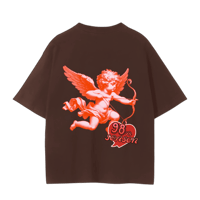 Image 2 of H-TOWN LOVE TEE (BROWN)