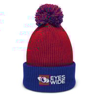 Eyes Wide Pom-Pom Beanie