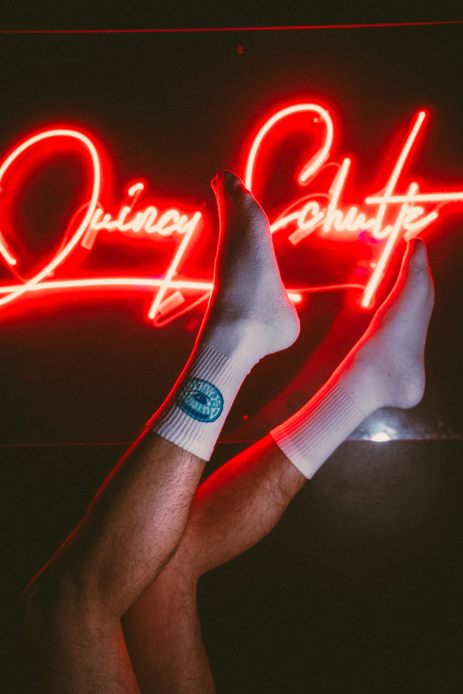 Image of Quincy Schultz Logo Socks