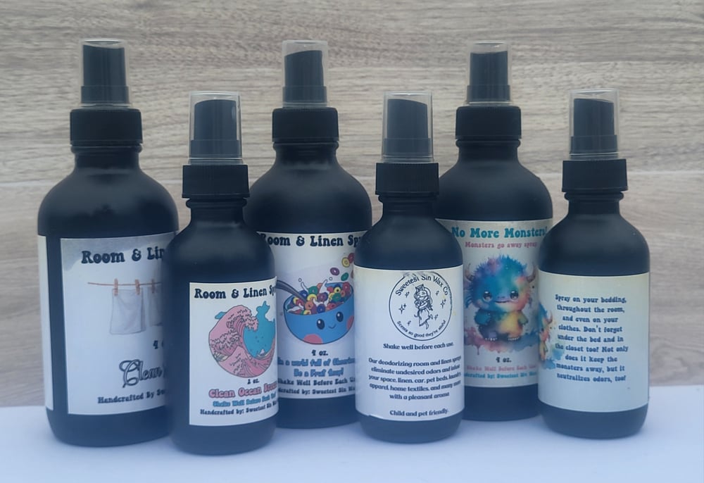 Image of Deodorizing Room & Linen Sprays (more than pictured)
