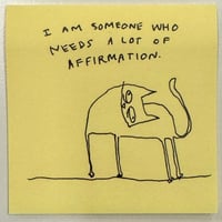 A lot of affirmation