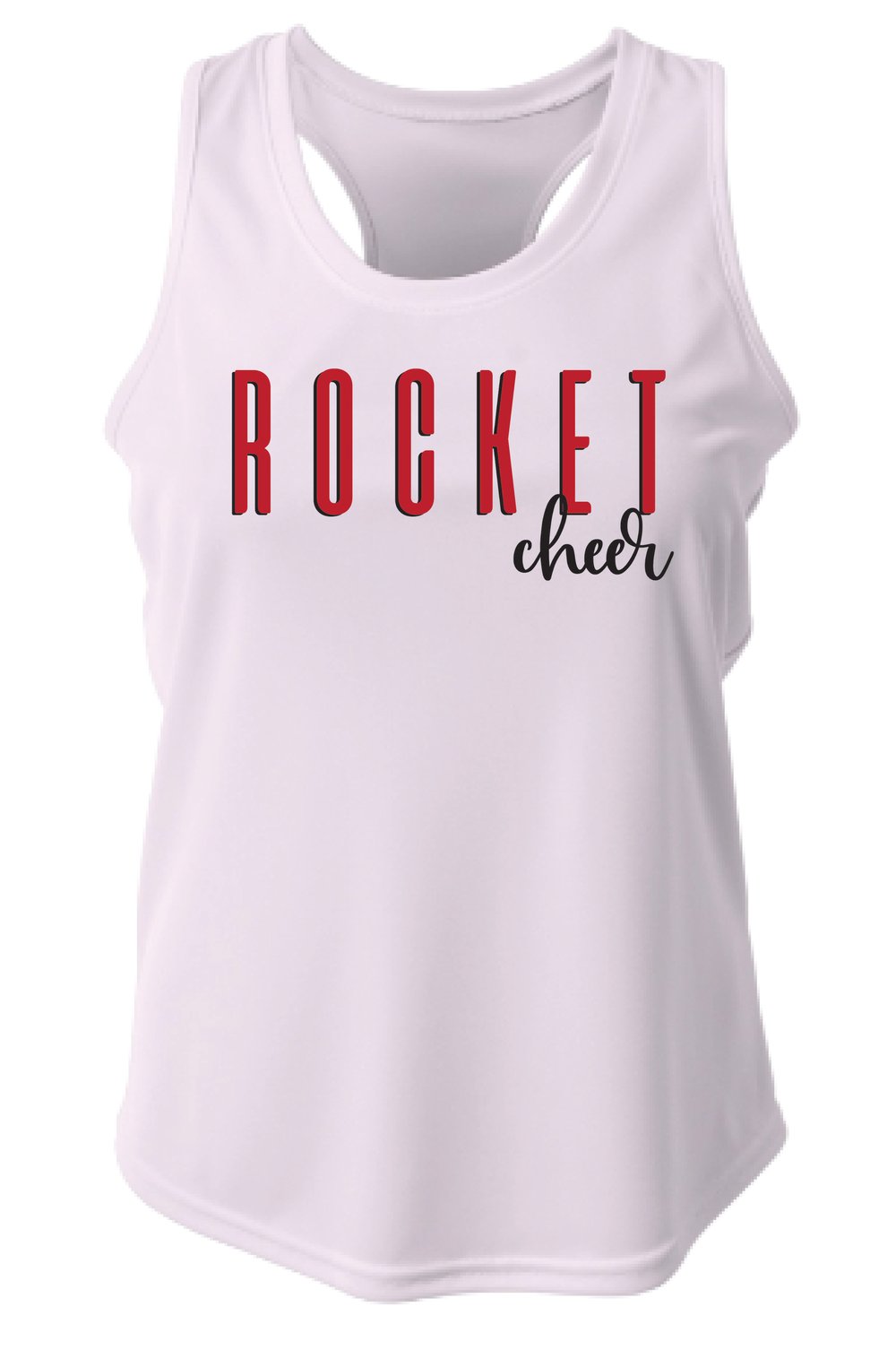 Rocket athletic tank (Red w/Black Team REQUIRED)