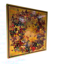 Image 3 of Original Canvas - Summer Wreath - 30" x 30"