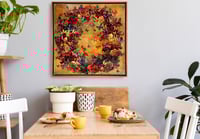 Image 6 of Original Canvas - Summer Wreath - 30" x 30"