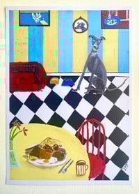 Inequality, or a Dog's Dinner (A3 print)