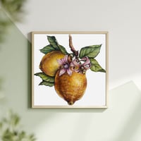 Image 1 of Lemons, Eco Bamboo Fine Art Print