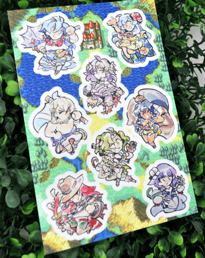Image of NEW Sacred Stones Summer Sticker Sheet