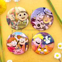 Image 1 of Cartoon Trio Button Pins Vol.1