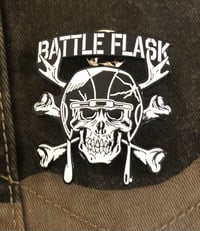Battle Flask Logo Pin