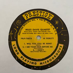 Image of Miles Davis Quartet "The Musings Of Miles"