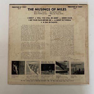 Image of Miles Davis Quartet "The Musings Of Miles"