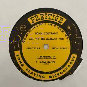 Image of John Coltrane "With The Red Garland Trio"
