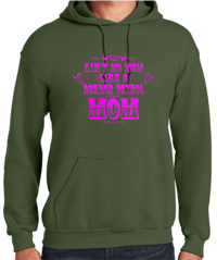 Image 1 of AIN'T NO MOM LIKE A BORDER PATROL MOM ~ HOODIE