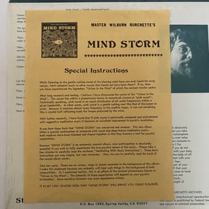 Image of Master Wilburn Burchette "Mind Storm"