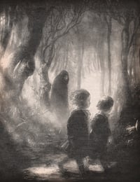 Lurking Hag: art print/poster