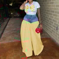 Image 2 of THE BETTY PLAID SET (yellow)