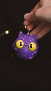 Image 1 of Small Purple Cat Moon