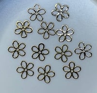 Flores de metal Silver