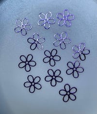 Flores de metal Violeta