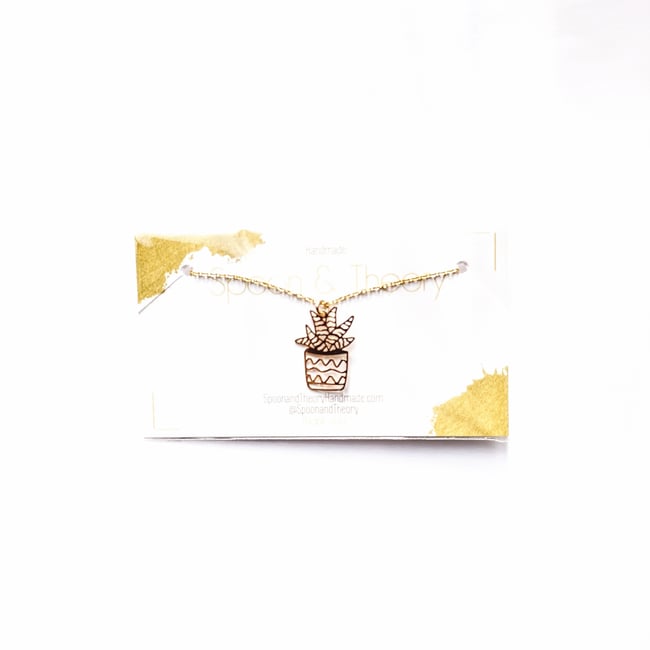 House Plant Necklace