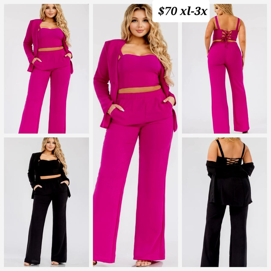 Image of PLUS 3-pc suit set 
