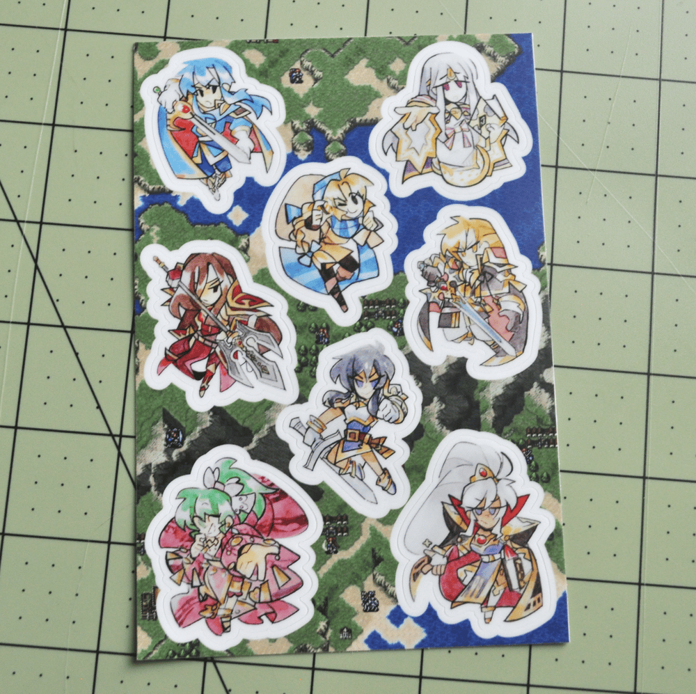 Image of Genealogy Sticker Sheets (Gen 1 and 2)