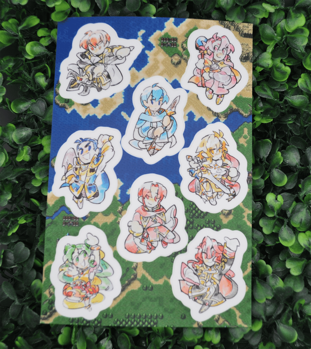 Image of Genealogy Sticker Sheets (Gen 1 and 2)
