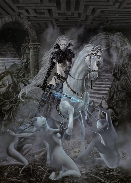 Image of Pale Rider - Painting