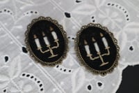 Image 1 of Candelabra Motif Pendant Brooch