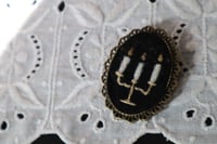 Image 2 of Candelabra Motif Pendant Brooch