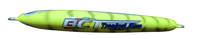 Image 2 of 30g Chartreuse, Light Gray Tiger Stripes, Orange Belly Floating Stick Bait