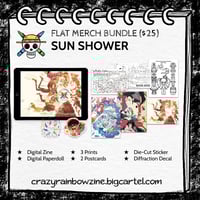 [ ONE LEFT ] SUN SHOWER - Flat Merch Bundle
