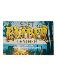 Image 1 of SOFT EMBER LEATHER BEARD OIL 1 (OZ) 30ML