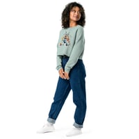 Image 7 of She Dwells in the Garden of Earthy Delights - Fleece Crop Sweatshirt
