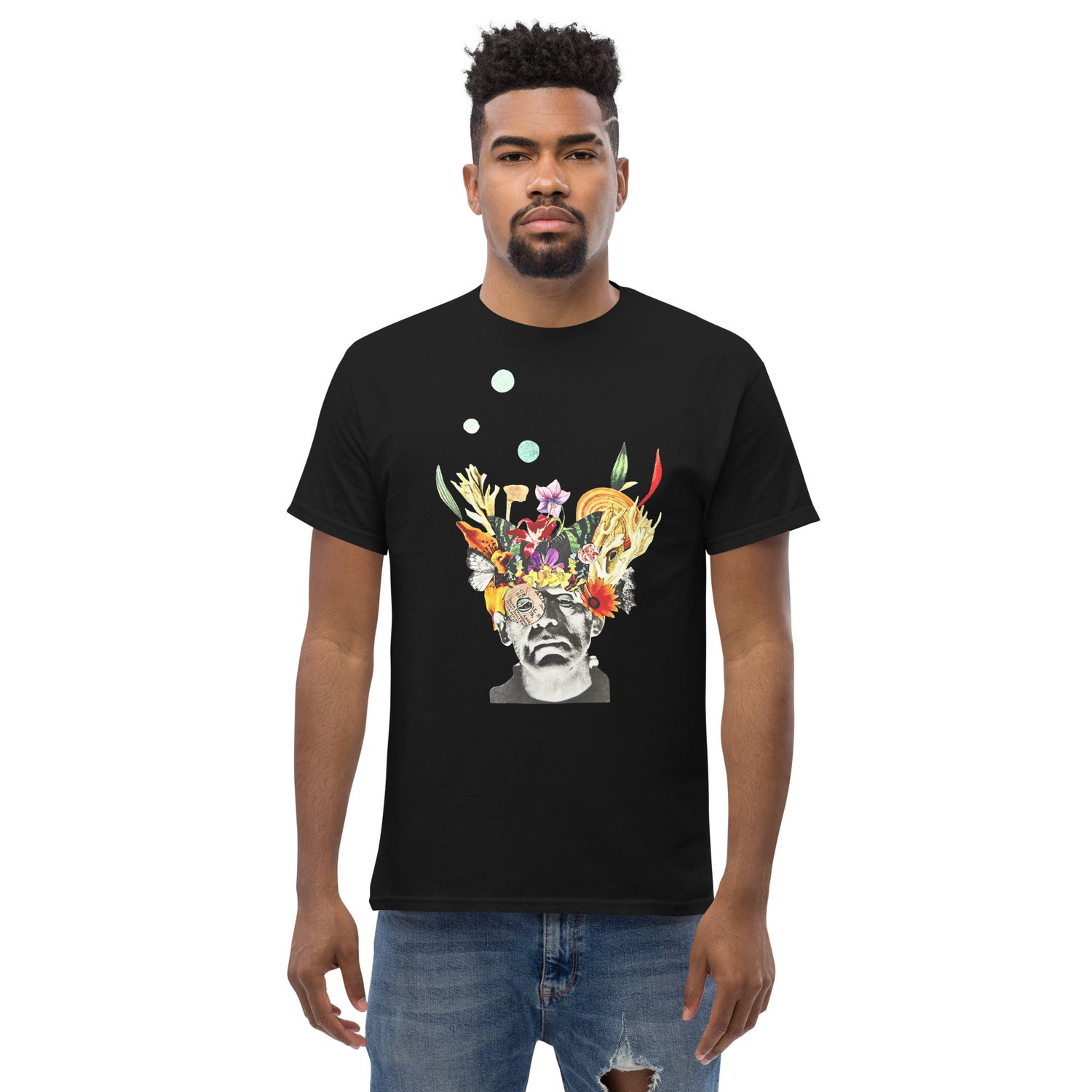 Image of Frankenflower - 100% Cotton Classic Fit Tee - Unisex