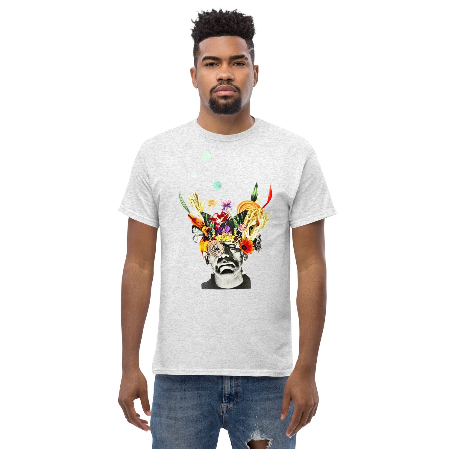 Image of Frankenflower - 100% Cotton Classic Fit Tee - Unisex