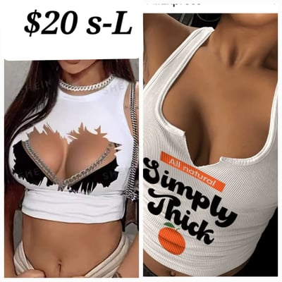 Image of $20 graffic tank tops