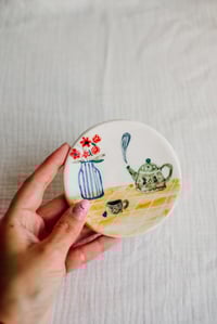 Image 7 of PLATITO/JOYERO ILUSTRADO DECORATIVO, hecho a mano.