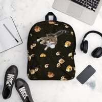 Image 1 of Sushi Cat in Space Backpack
