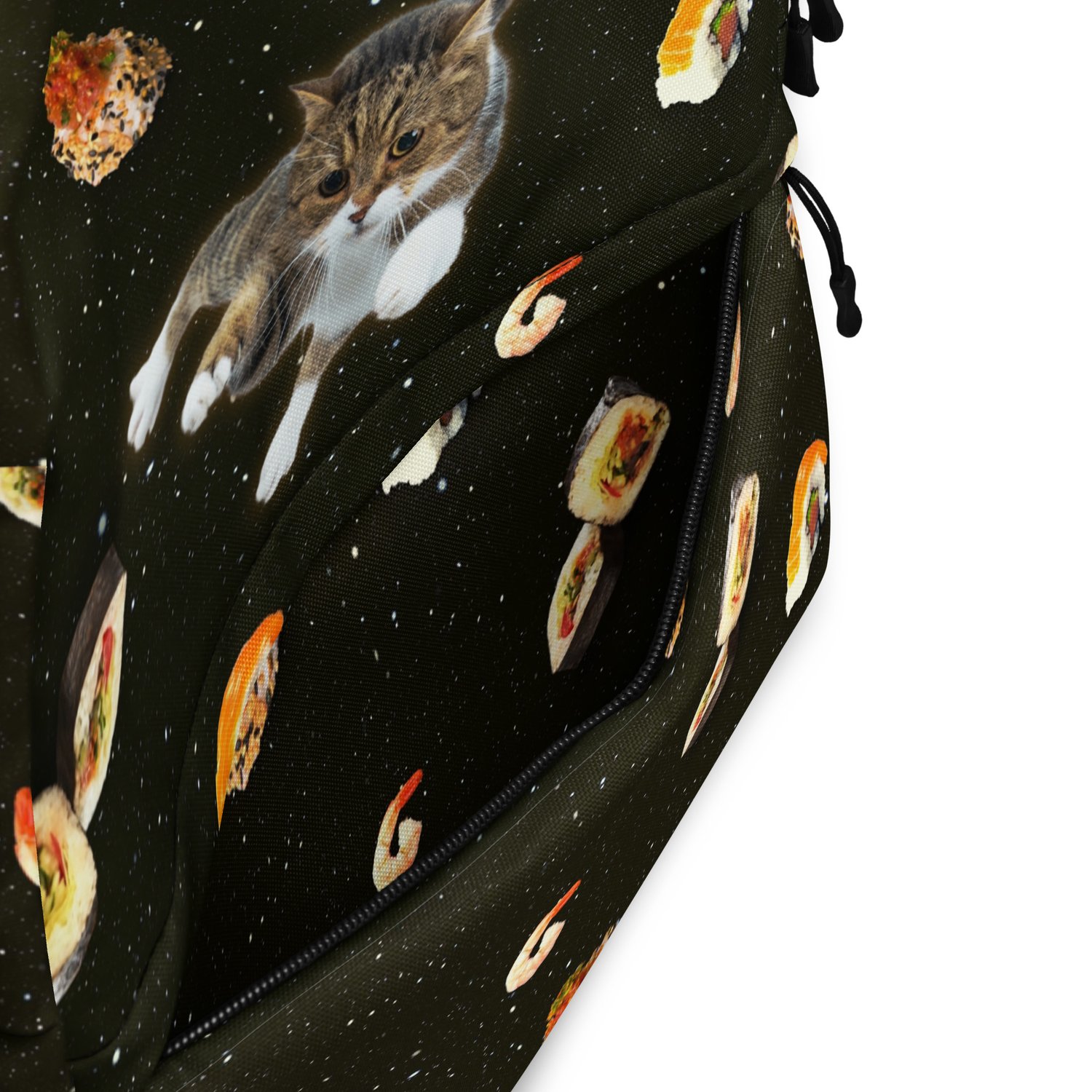 Image of Sushi Cat in Space Backpack