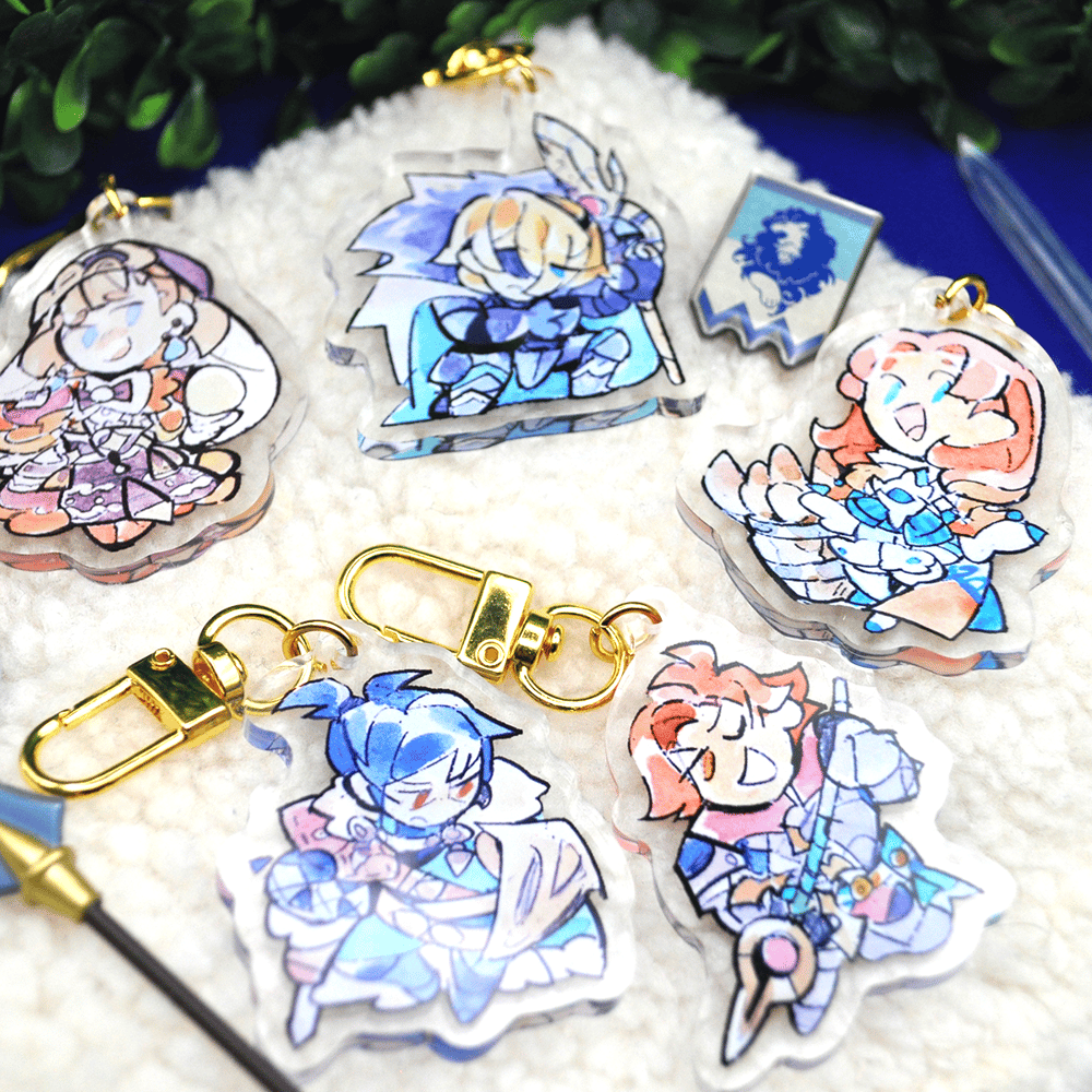Image of NEW FE3H Acrylic Painted Charms