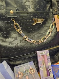 Image 1 of NICHOLES CUSTOM RESERVED Juicy Couture Bling Weekender Meets Kuromi Bundle 