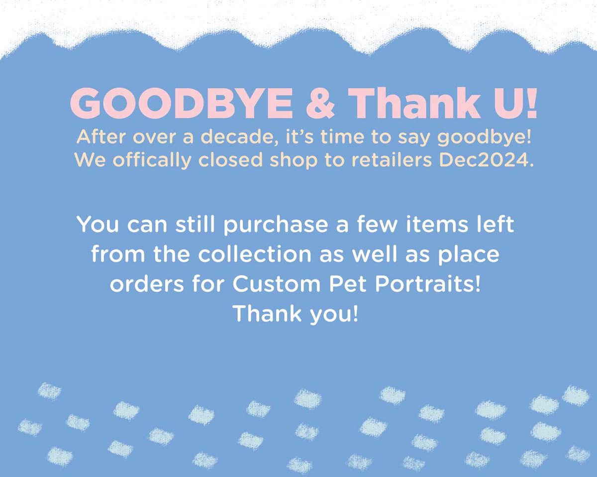 Image of GOODBYE & THANK YOU! 