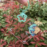 Image 2 of Haruka Peaking Selfie Keychain