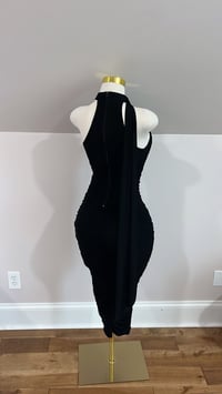 Image 4 of Evelyn ruched midi dress