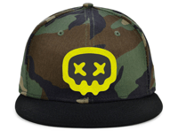 skullmelo acid camo trucker