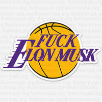 Image 1 of Fuck Elon Musk - Lakers